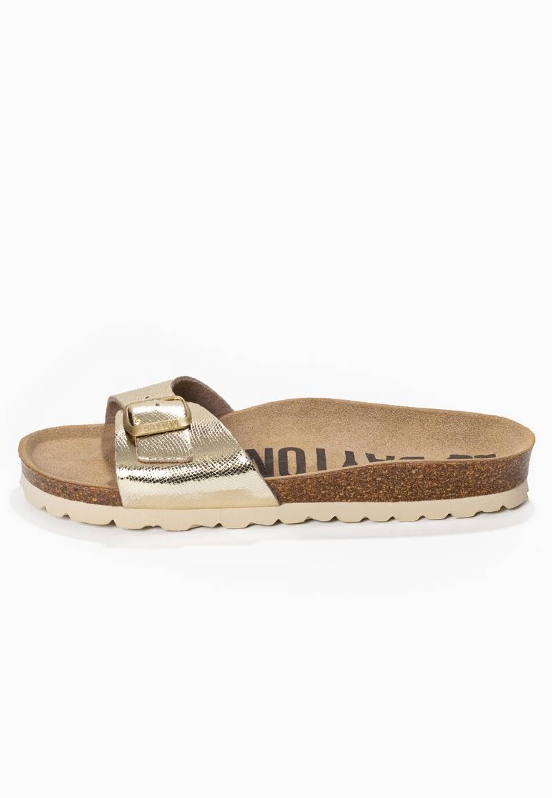 Zephyr Gold 1 Strap Sandals