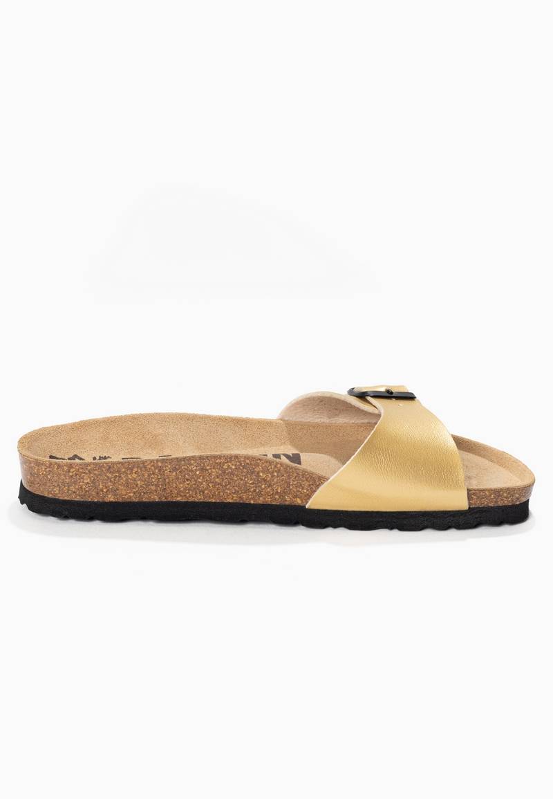 Zephyr Gold 1 Strap Sandals