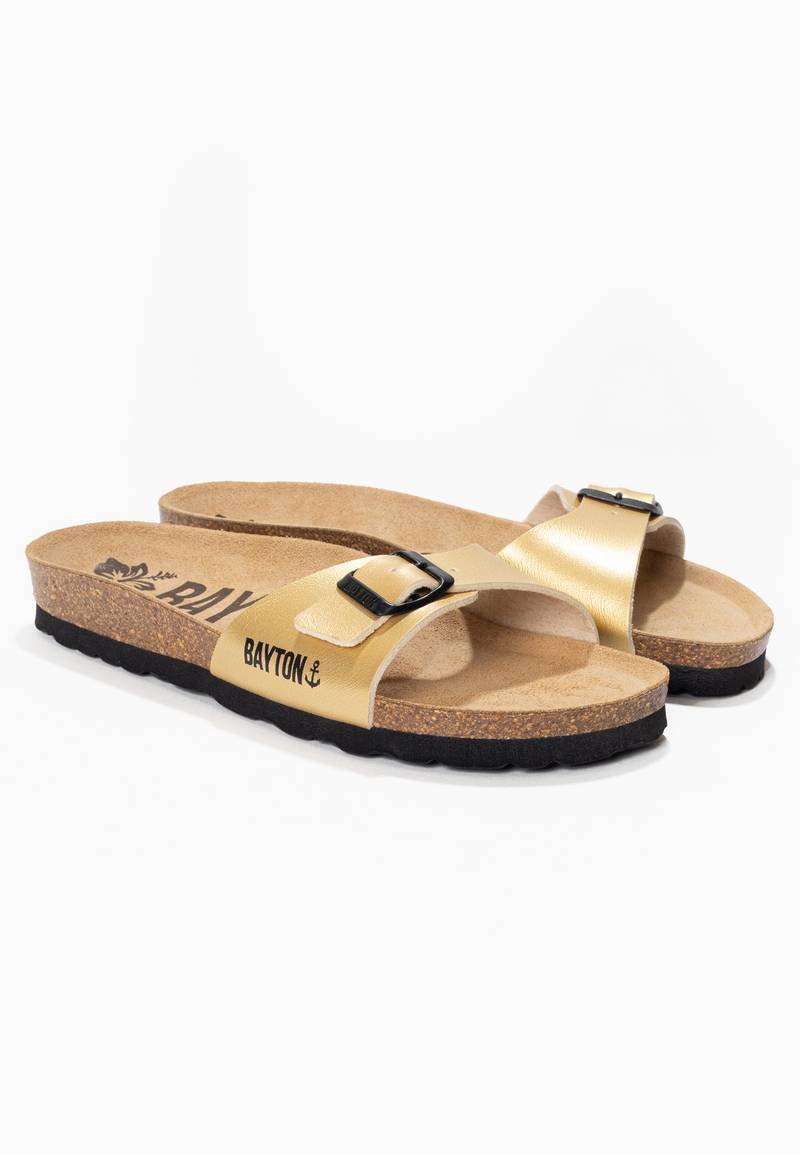 Zephyr Gold 1 Strap Sandals