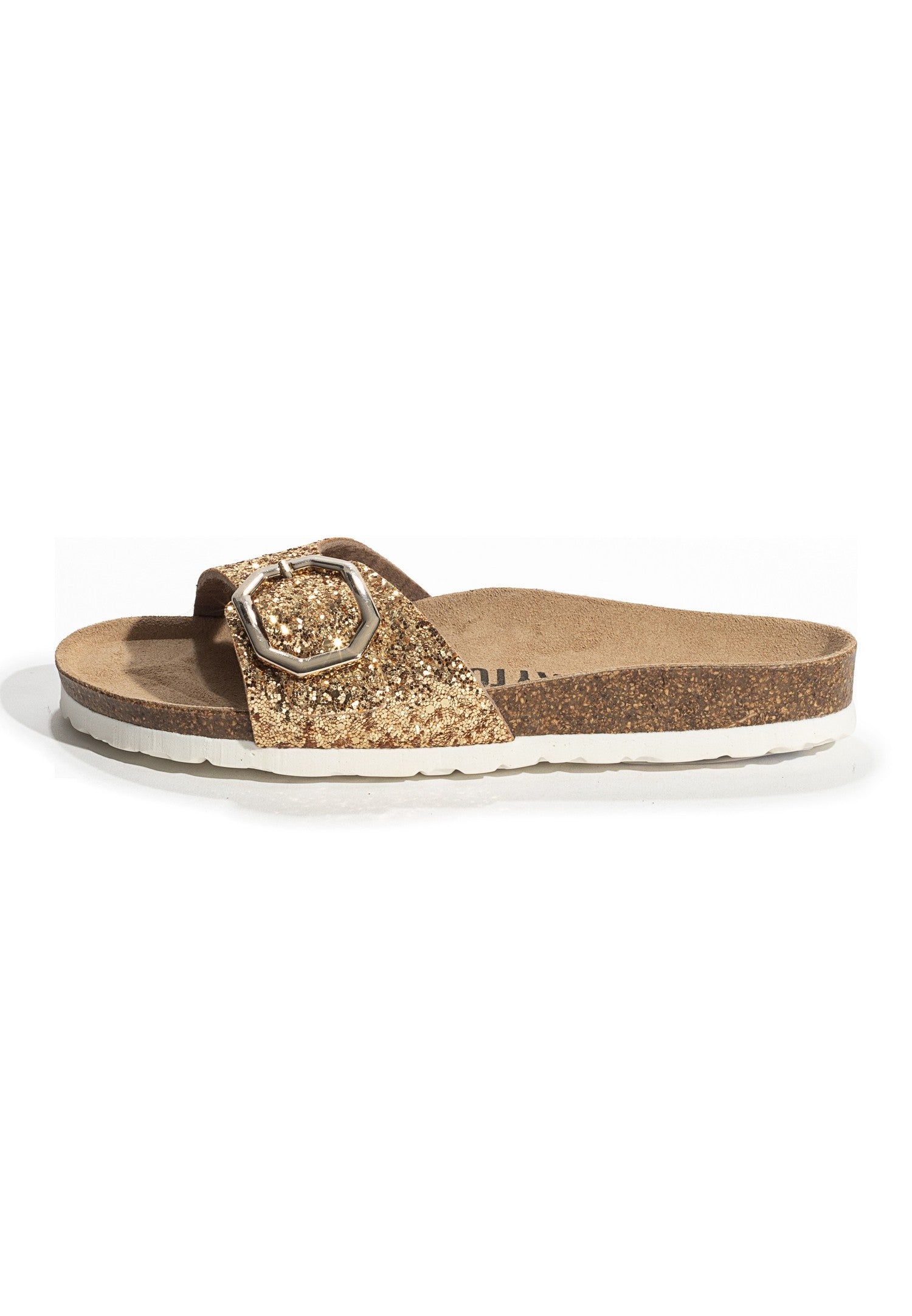 Sandalias Zephyr Gold con purpurina