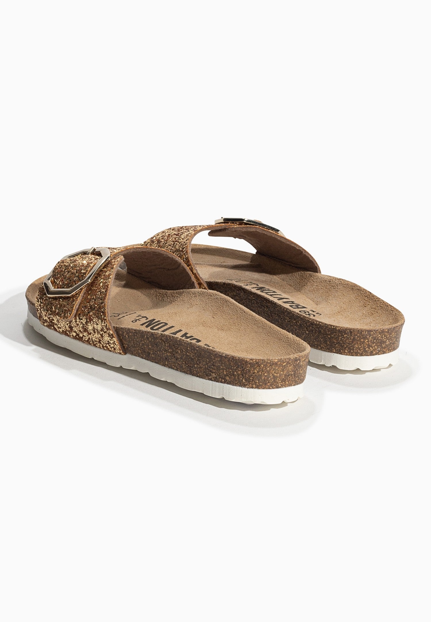 Sandalias Zephyr Gold con purpurina