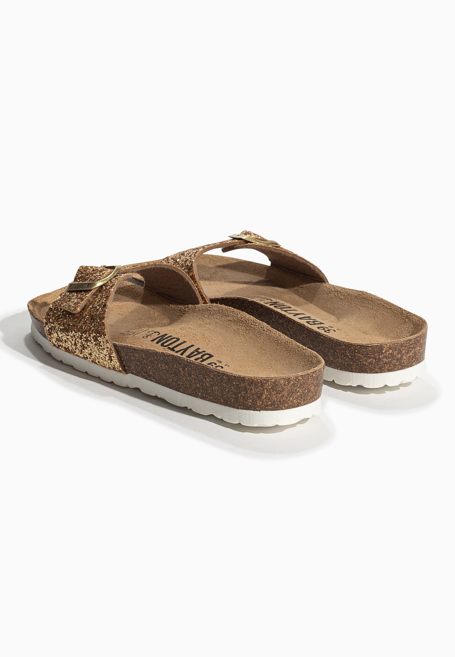 Sandalias Zephyr Gold con purpurina