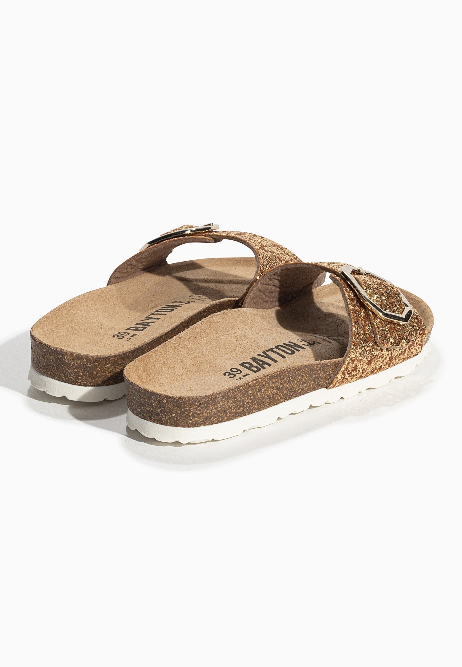 Sandalias Zephyr Gold con purpurina