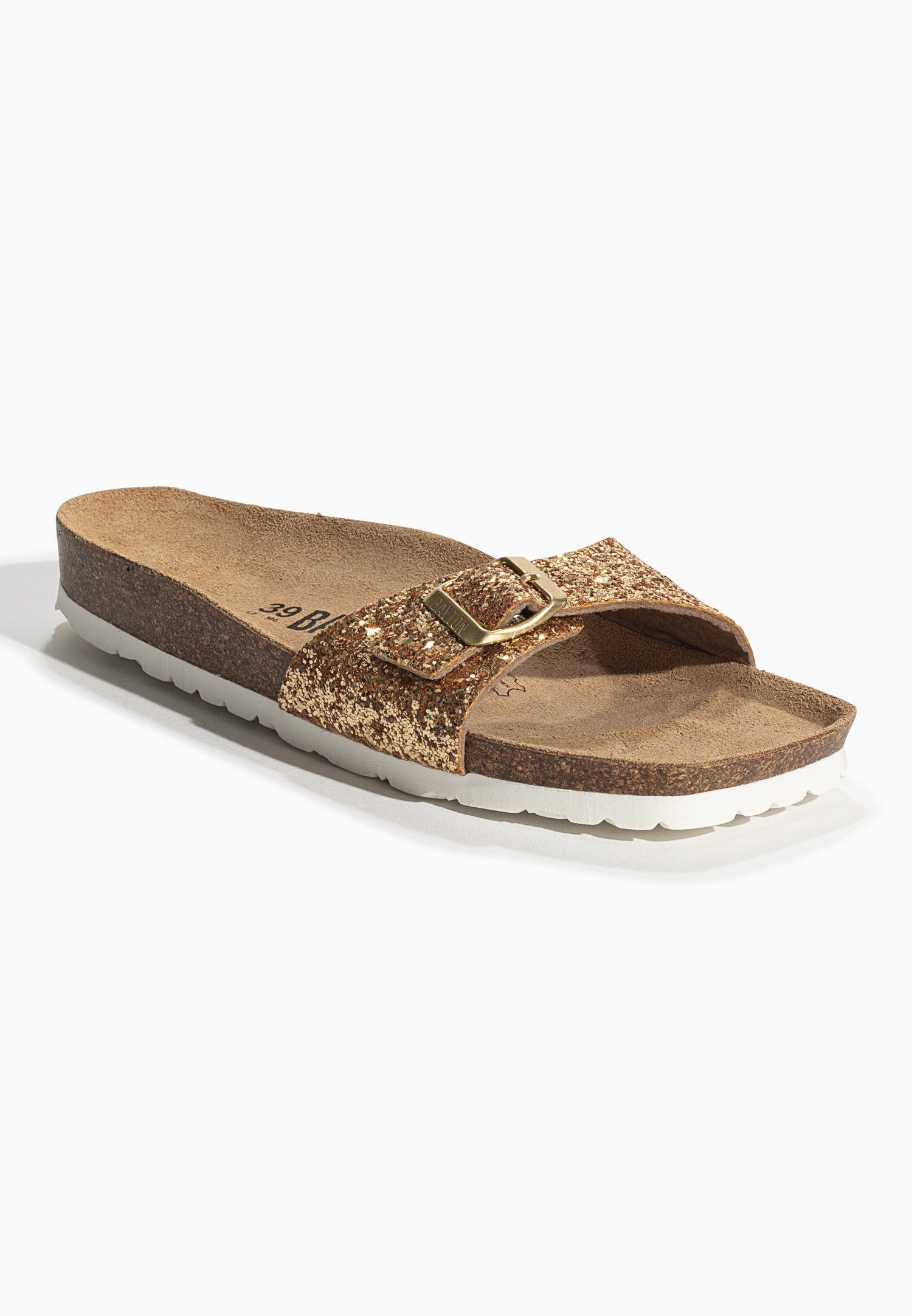 Sandalias Zephyr Gold con purpurina