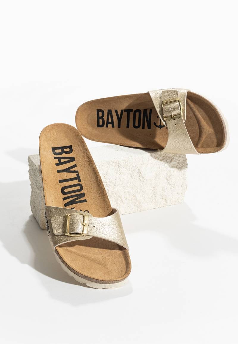 Zephyr Gold 1 Strap Sandals