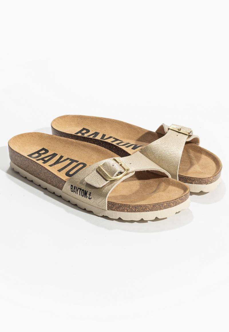 Zephyr Gold 1 Strap Sandals