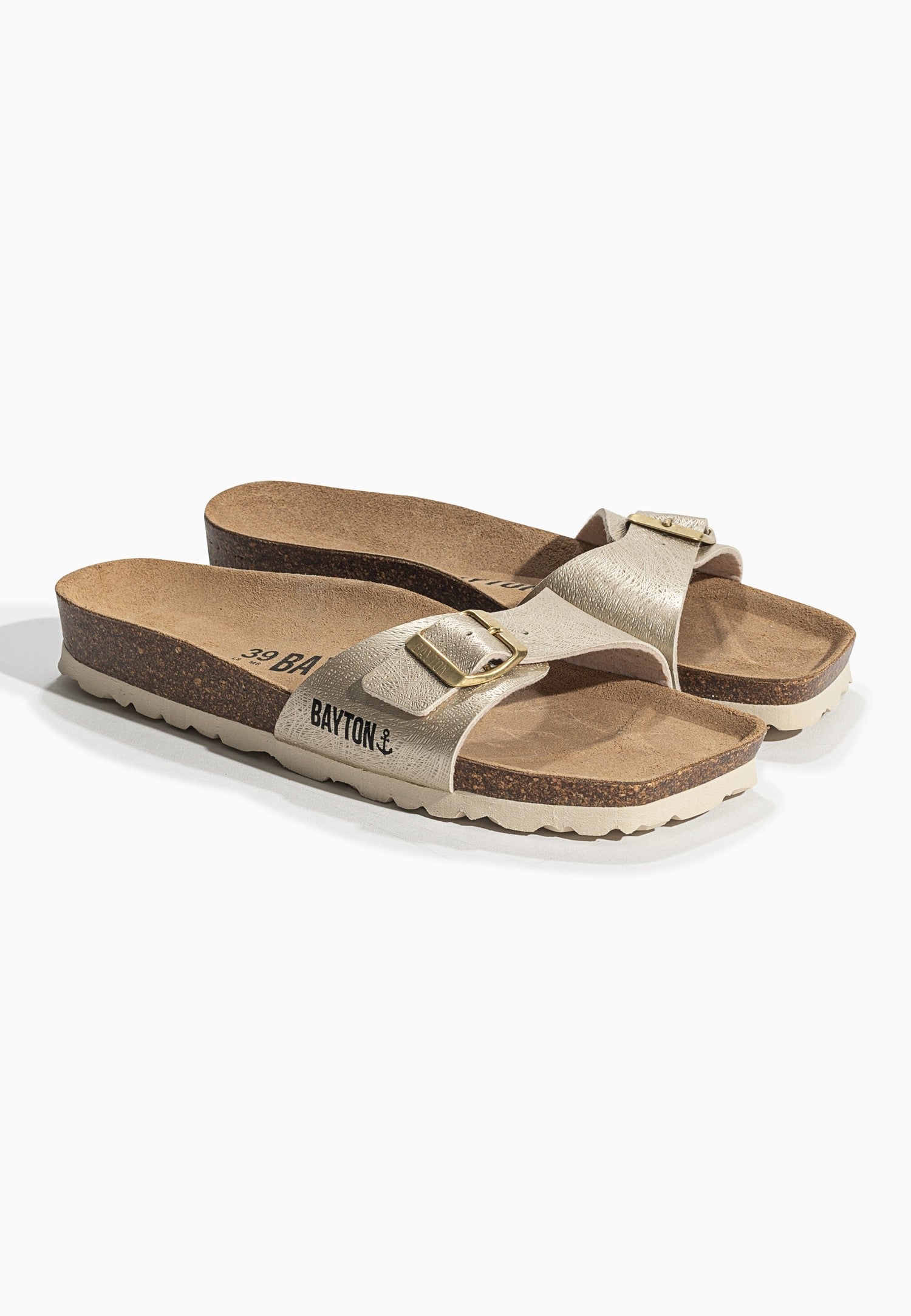 Zephyr Gold 1 Strap Sandals