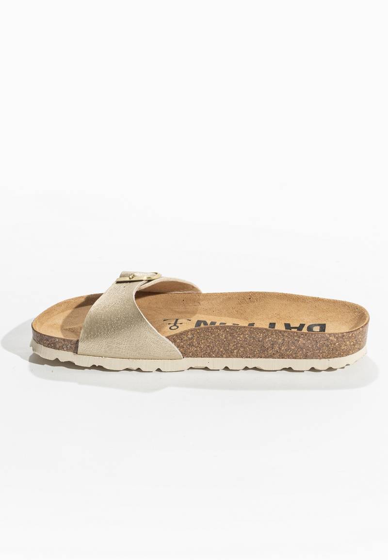 Zephyr Gold 1 Strap Sandals