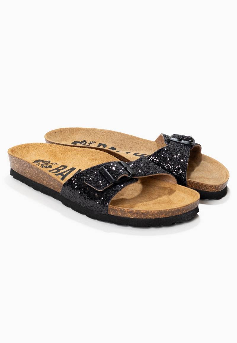 Sandalias Zephyr Negro brillo