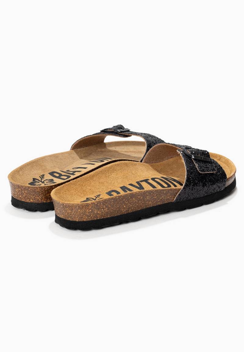 Sandalias Zephyr Negro brillo