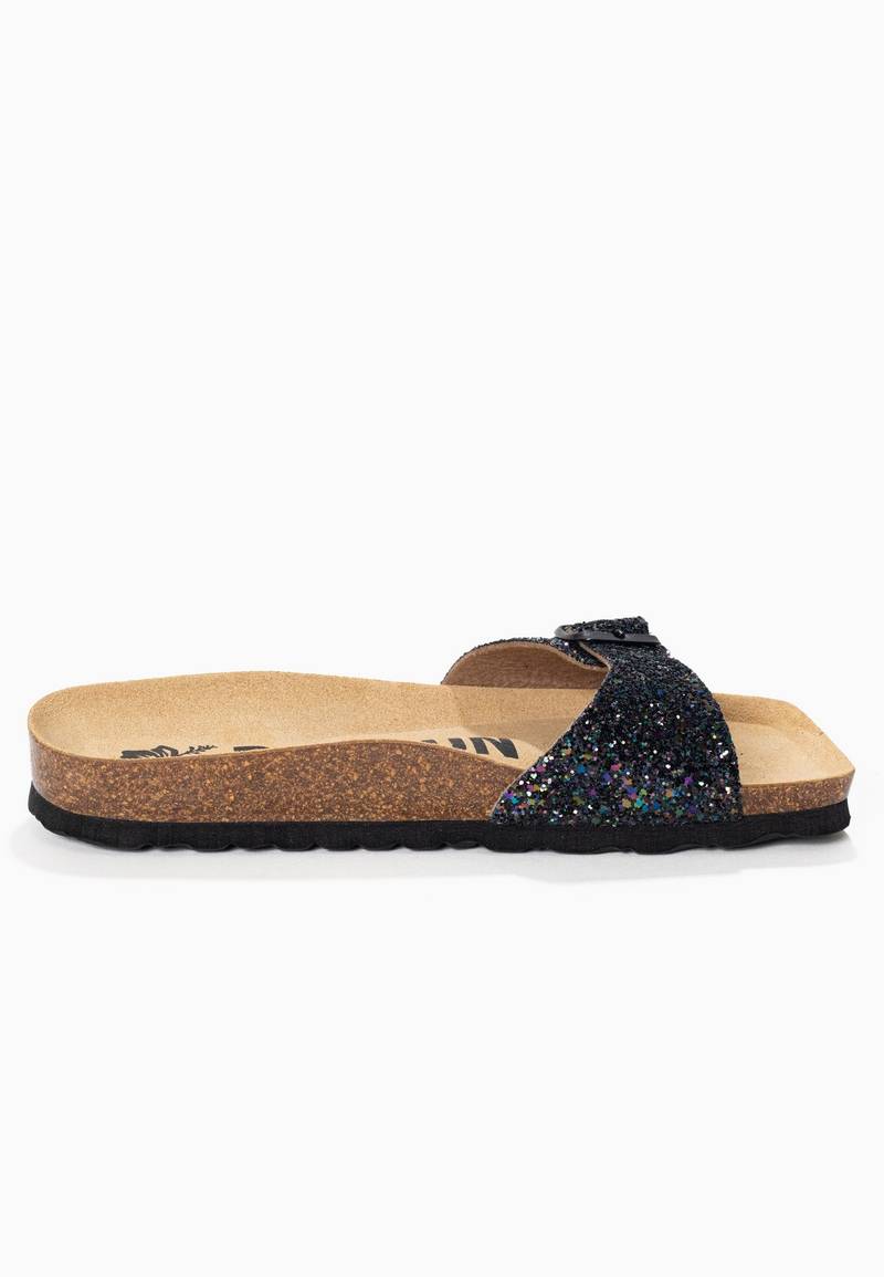 Sandalias Zephyr Negro brillo