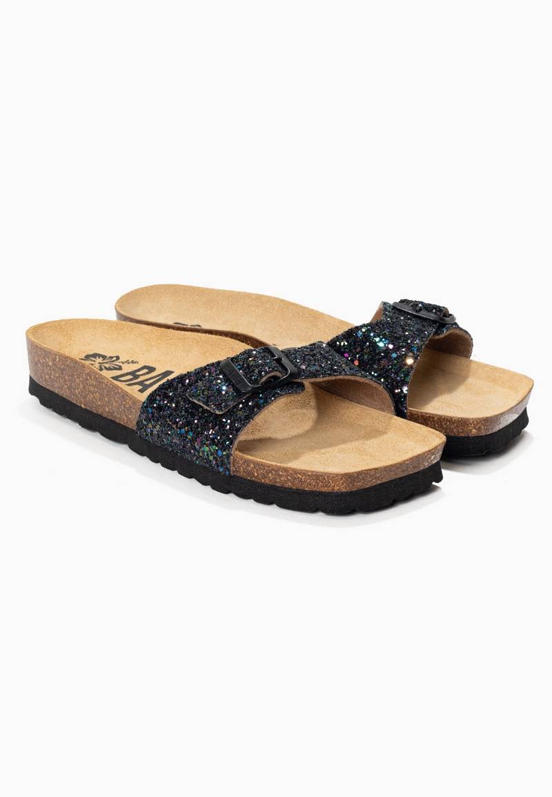 Sandalias Zephyr Negro brillo