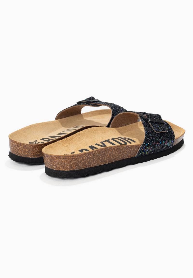 Sandalias Zephyr Negro brillo