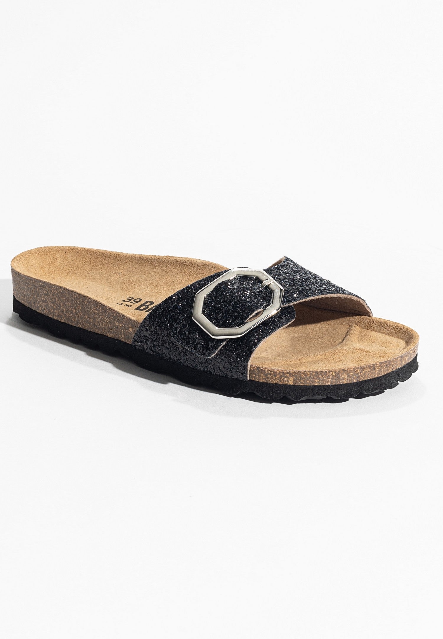 Sandalias Zephyr Negro brillo