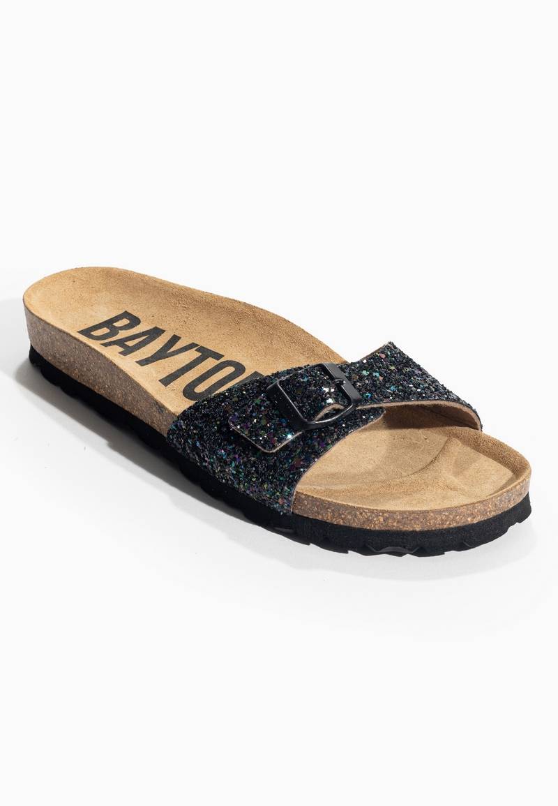 Sandalias Zephyr Negro brillo