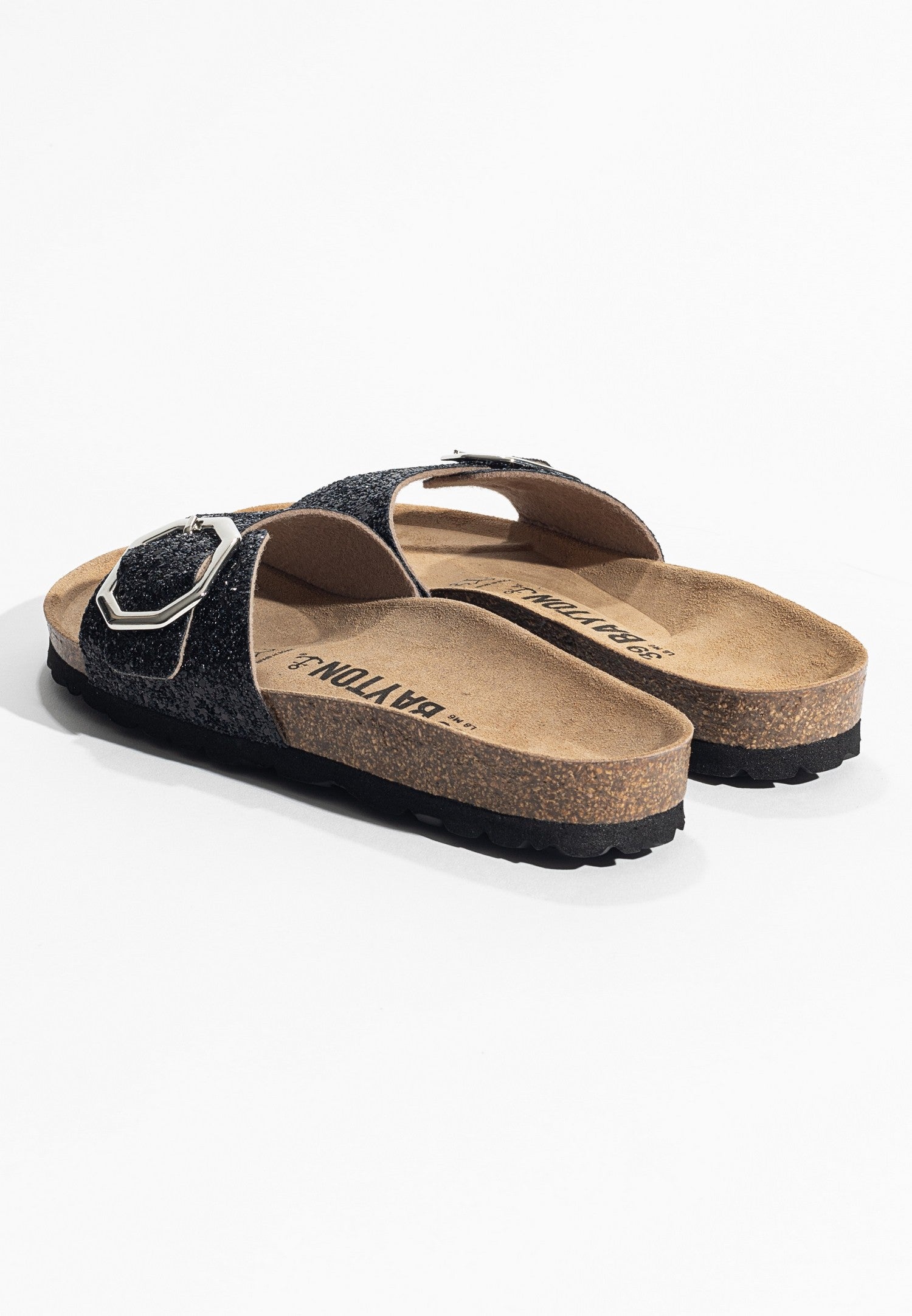 Sandalias Zephyr Negro brillo