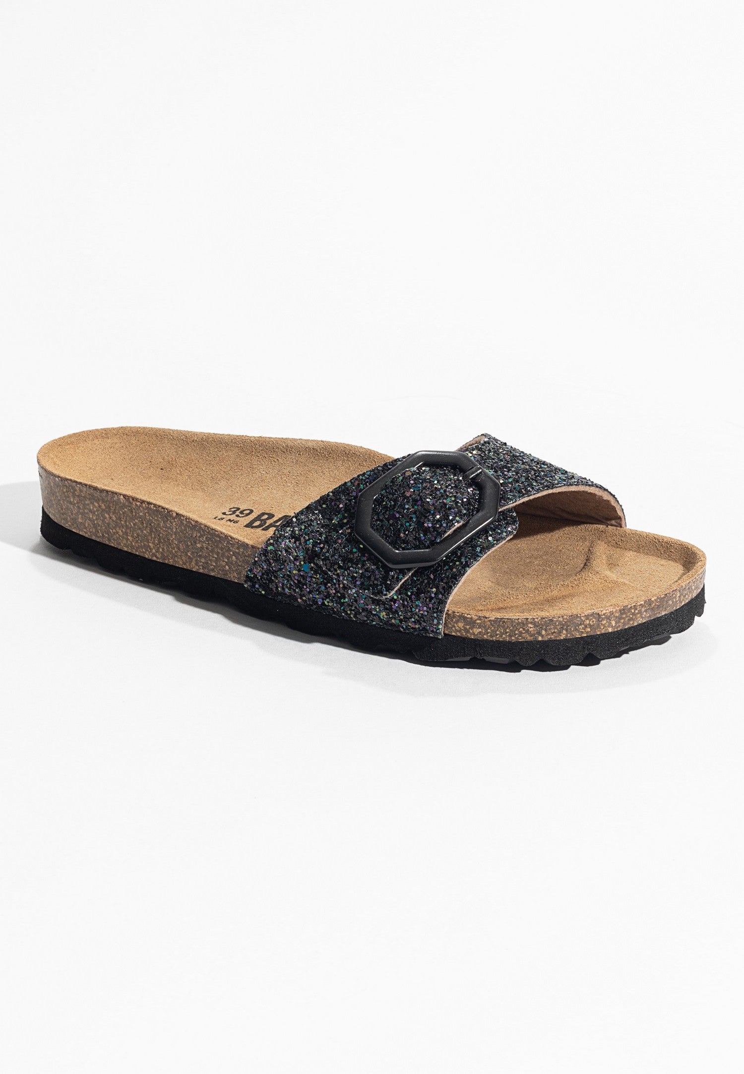 Sandalias Zephyr Negro brillo