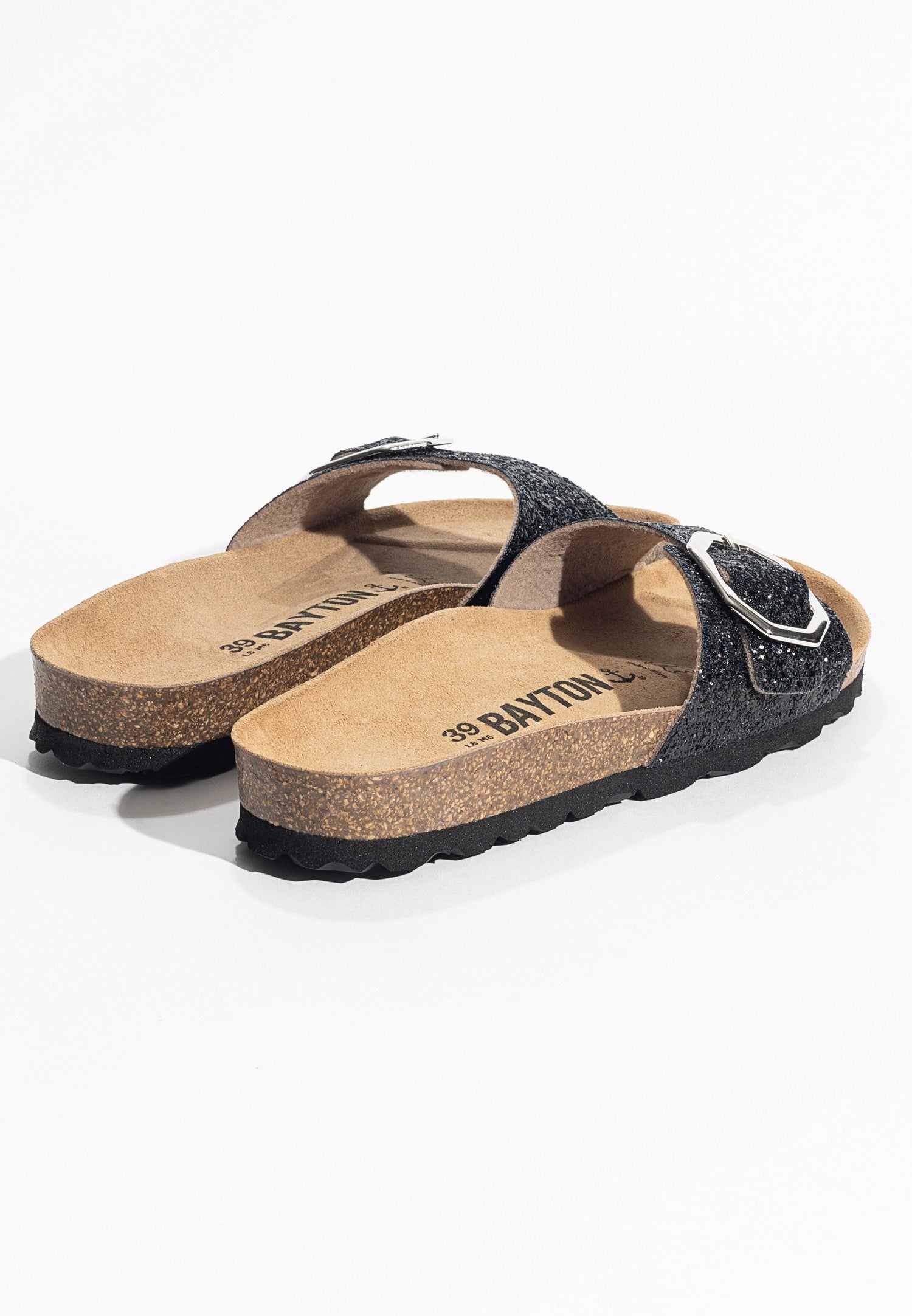 Sandalias Zephyr Negro brillo