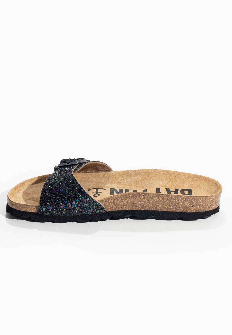 Sandalias Zephyr Negro brillo