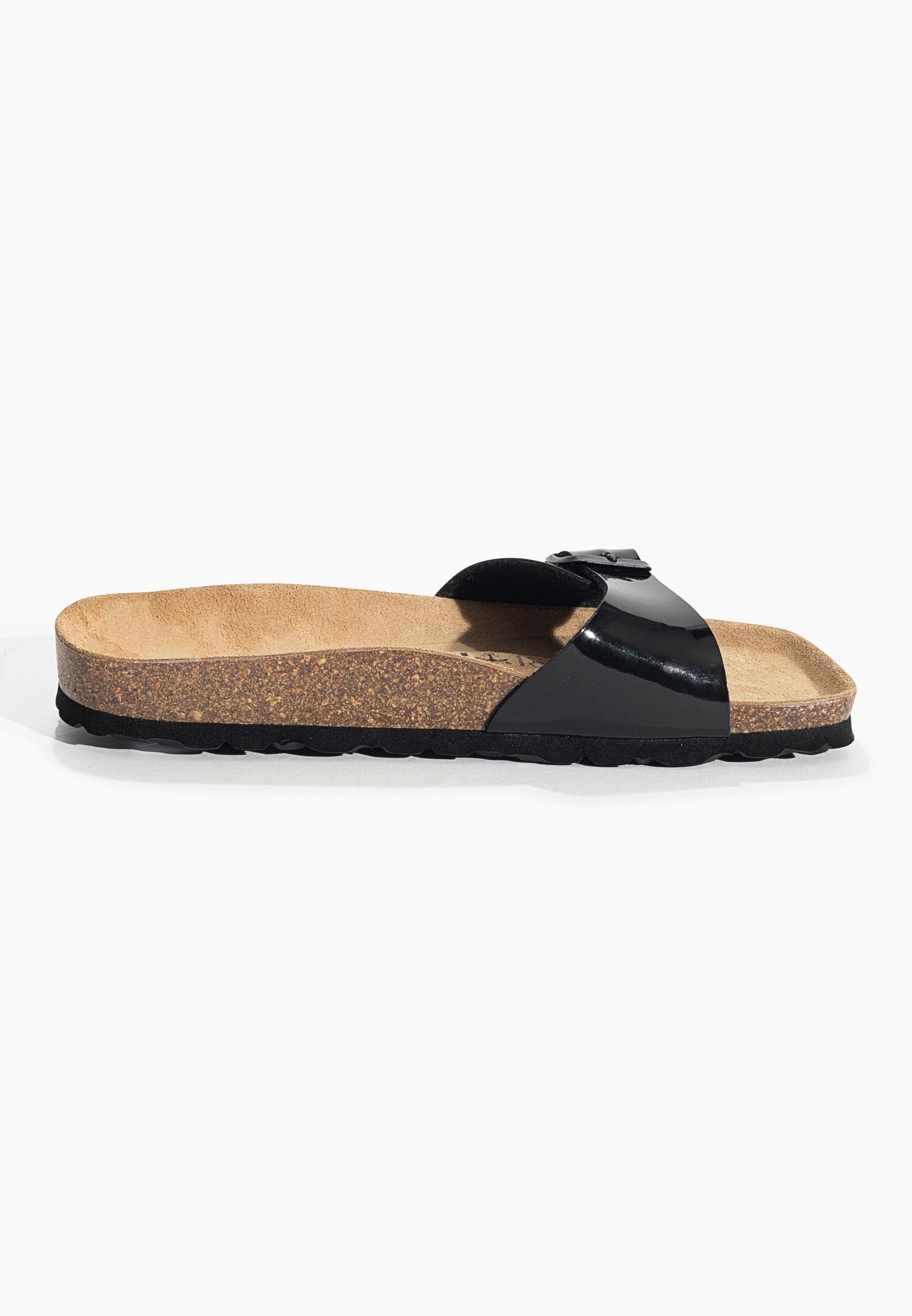 Zephyr Black 1 Strap Sandals