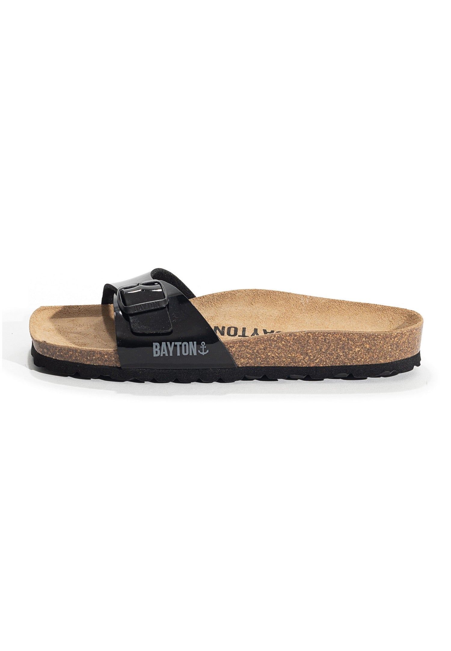 Zephyr Black 1 Strap Sandals