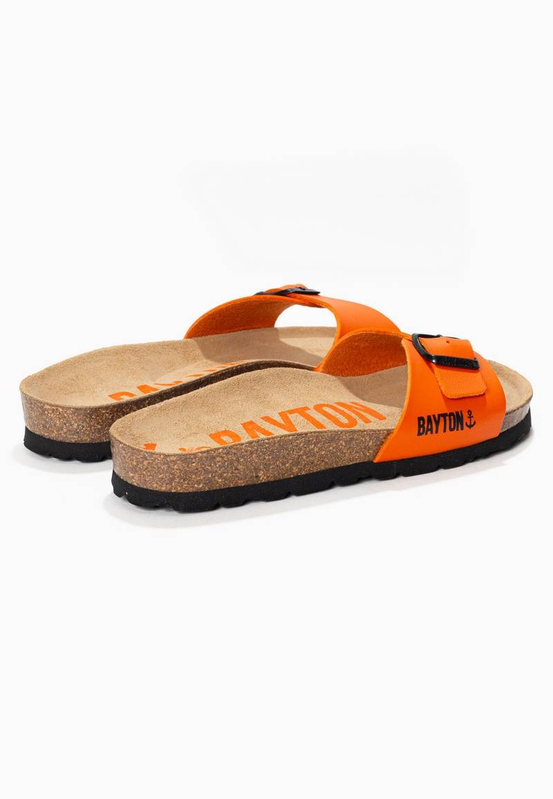 Zephyr Orange 1 Strap Sandals