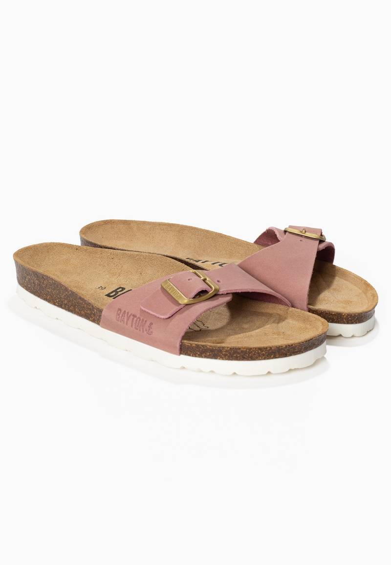 Zephyr Rose 100% Leather 1 Strap Sandals