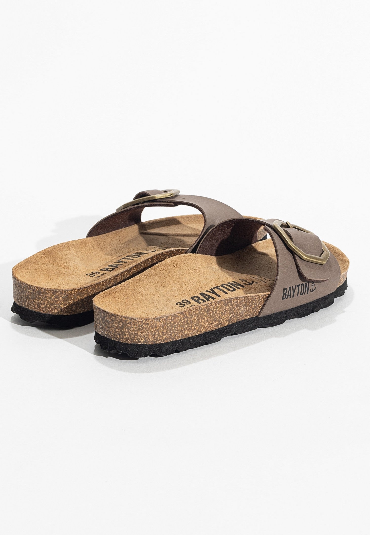 Zephyr Taupe 1 Strap Sandals