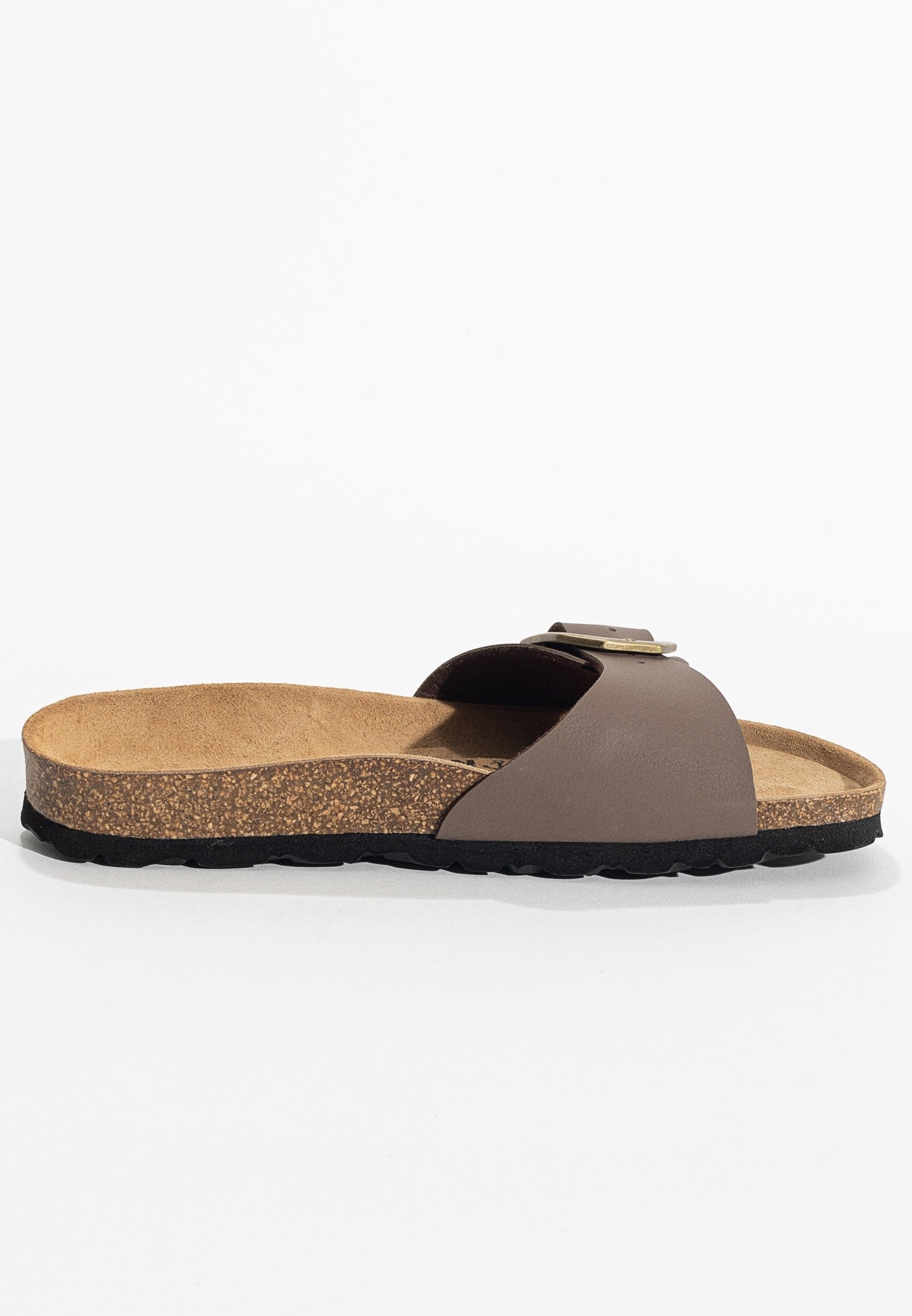 Zephyr Taupe 1 Strap Sandals