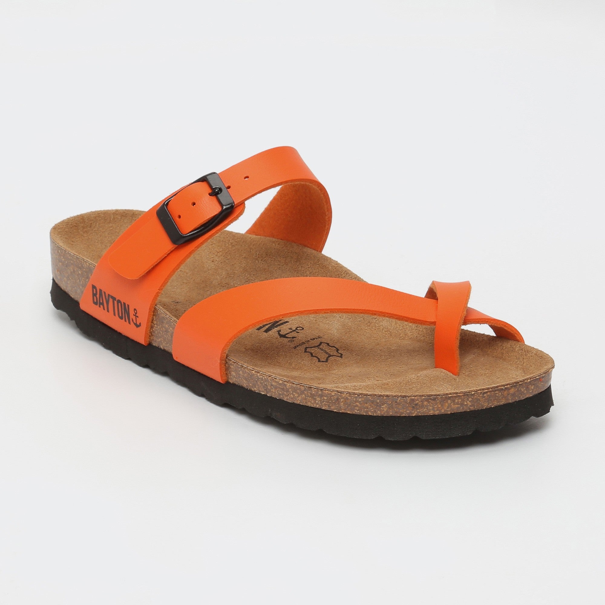 Diane Orange Toe-Strap Sandals