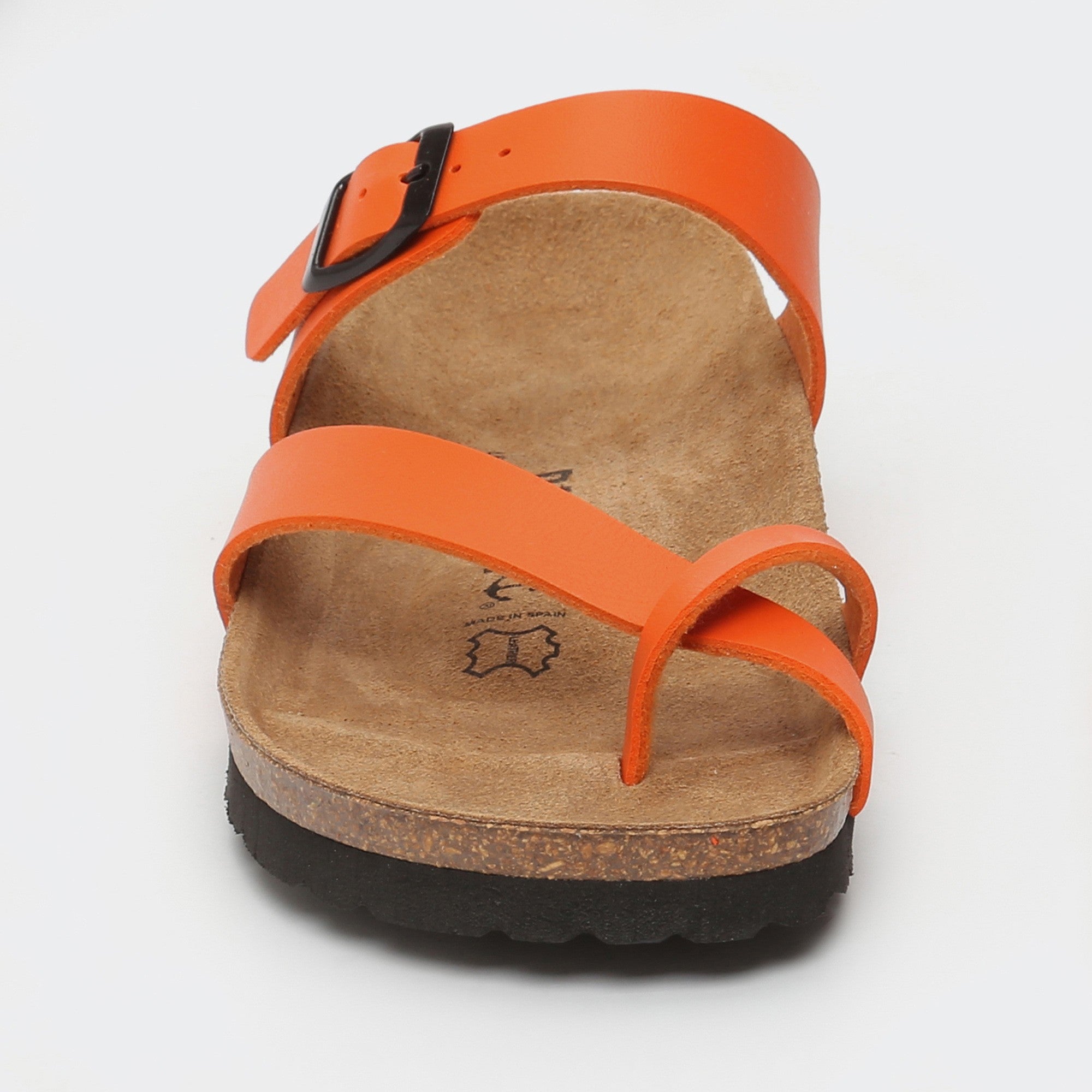 Diane Orange Toe-Strap Sandals