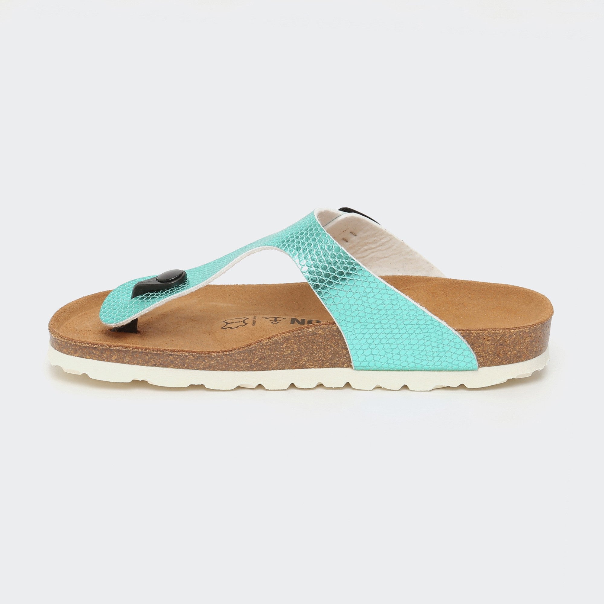 Mercury Mint Toe-Thong Sandals